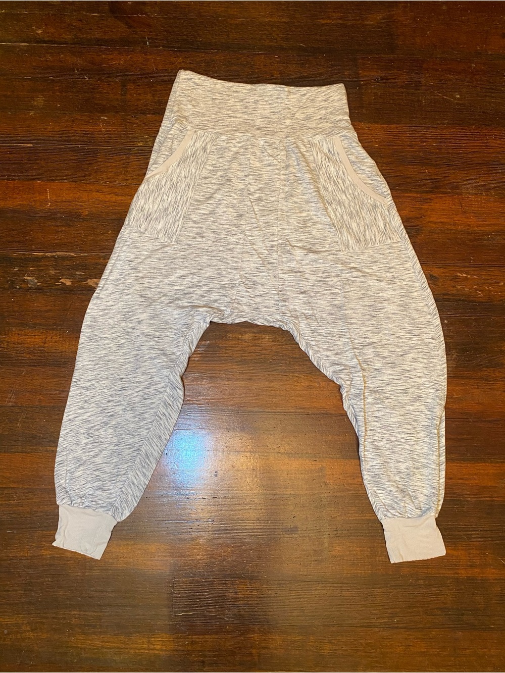 FP Movement by Free People Heather Gray Oversized Baggy Harem Joggers